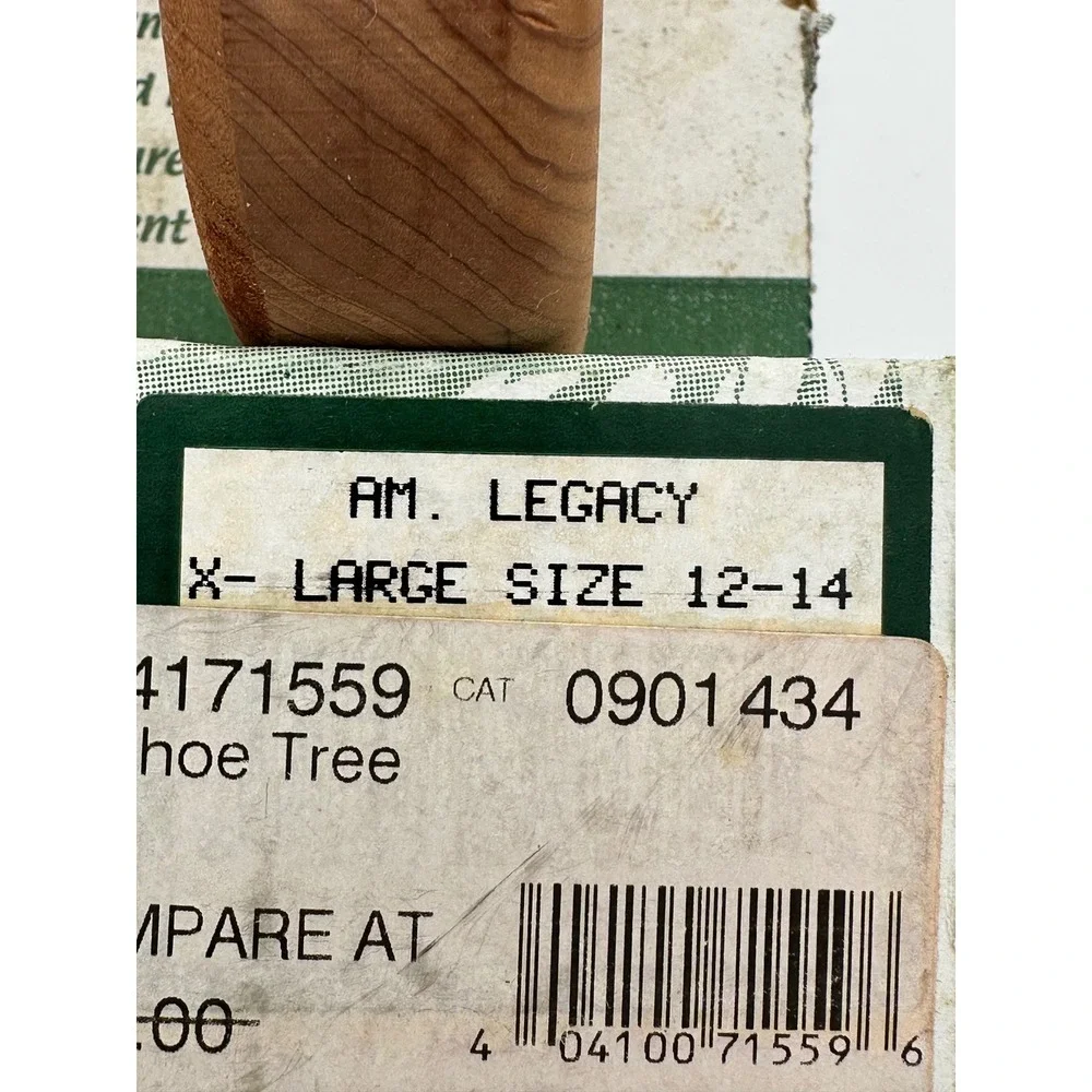 Cedar America Shoe Trees Men's Fresh Cut Aromatic Cedar Wood Brown XL 12-14